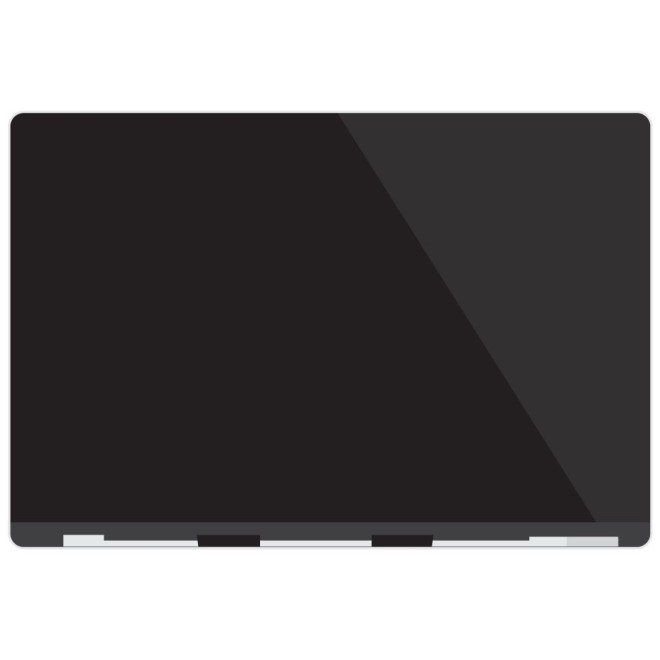 Complete screen assembly for MacBook Pro (15-inch 2016)-MacBook Pro (15-inch 2017) - A1707 - Silver