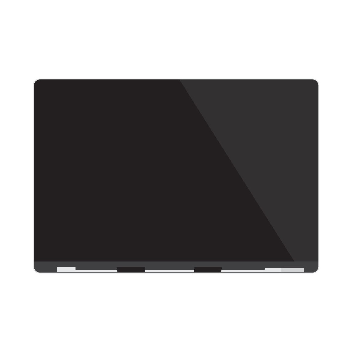 Complete screen assembly for MacBook Pro (15-inch 2018)-MacBook Pro (15-inch 2019) - A1990 - Space grey