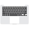 Topcase with keyboard for MacBook Pro (15-inch Late 2013-Mid 2014) - A1398 - Silver (Backlight included)- Spanish - QWER