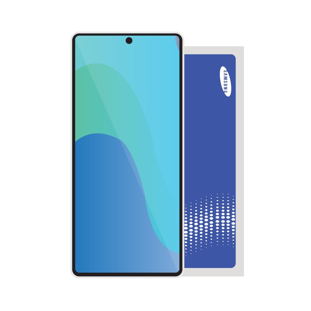 SmartGrade Pro™ - Service Pack screen for Samsung Galaxy Note 10 Plus / Note 10 Plus 5G (SM-N975F / SM-N976F) - Aura Blue (Battery not included)