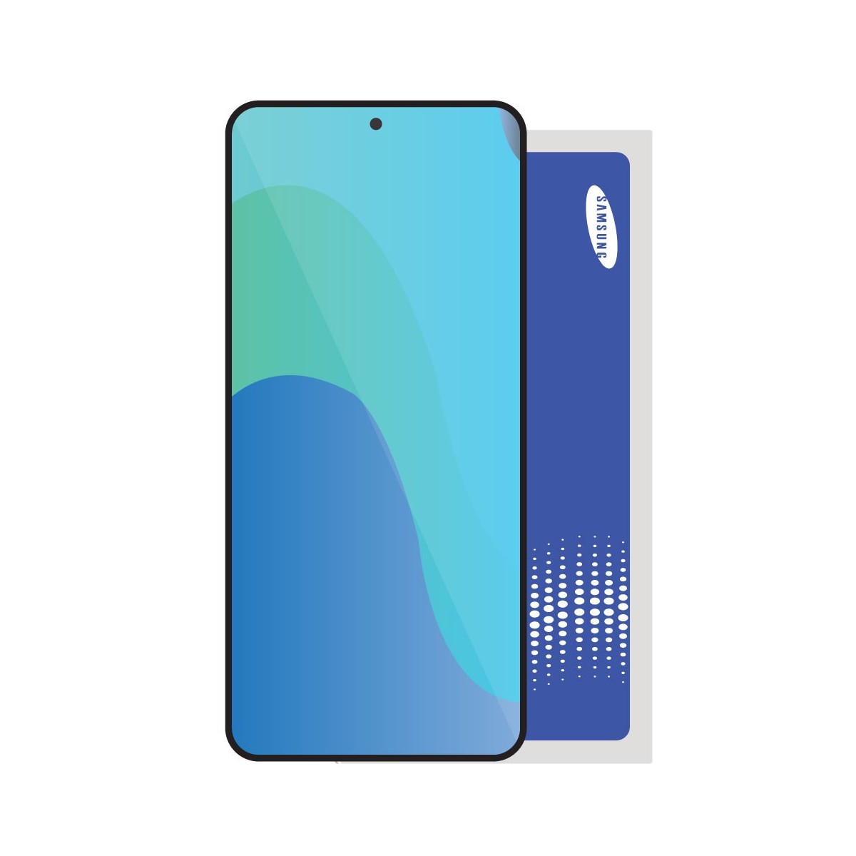 SmartGrade Pro™ - Service Pack screen for Samsung Galaxy S8 (SM-G950F) - Coral Blue (Battery not included)