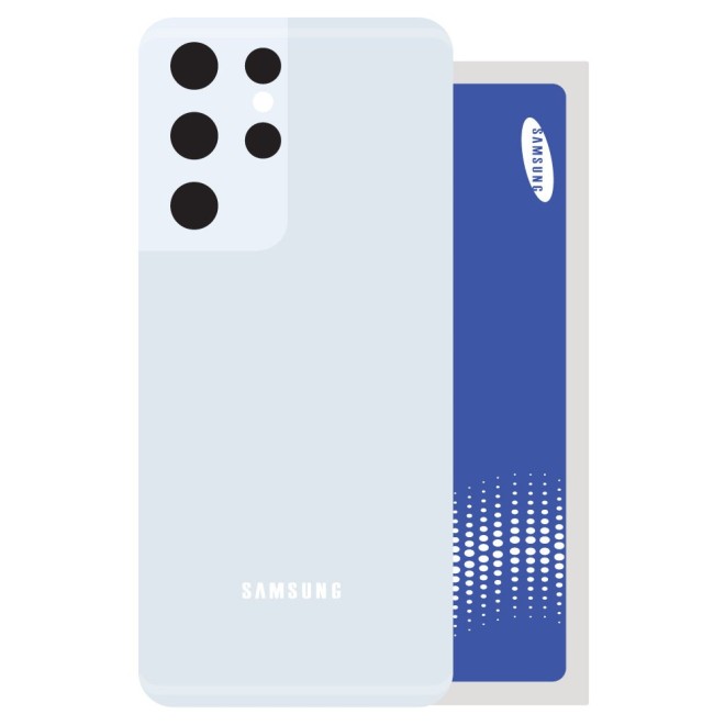 SmartGrade Pro™ - Service Pack Back cover for Samsung Galaxy S6 (SM-G920F) - Blue Topaz