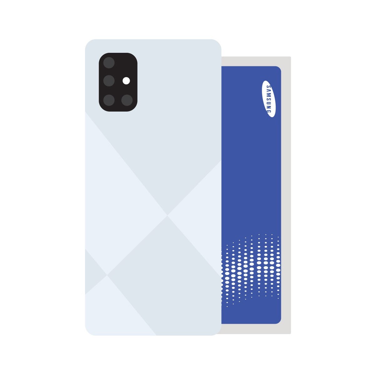 SmartGrade Pro™ - Service Pack Back cover for Samsung Galaxy A20E 2019 (SM-A202F) - Blue