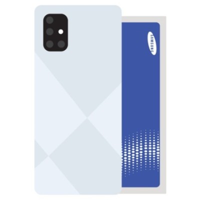 SmartGrade Pro™ - Pack de assistência Capa traseira para Samsung Galaxy A72 4G/5G (SM-A725F / SM-A726F) - Azul fantástico