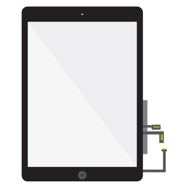 SmartGrade Pro™ - Digitalizador de pantalla táctil con botón de inicio y conjunto de cable flexible para iPad Air - Blanco