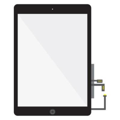 SmartGrade Pro™ - Numériseur d'écran tactile avec bouton Home et assemblage de câble flexible pour iPad Air - Noir