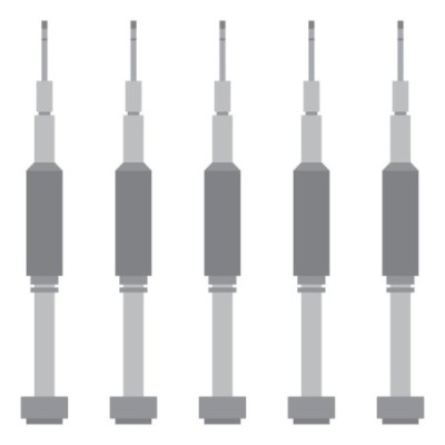 SmartGrade Pro™ - Aleación de aluminio - Destornillador de cabeza magnética para reparación de teléfonos móviles - Pentalobe de 0,8 mm