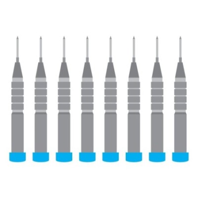 SmartGrade Pro™ - Kit de chaves de fendas para reparação de computadores portáteis - conjunto de 8 peças