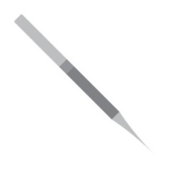 SmartGrade Pro™ - Tungsten steel tweezers for mobile phone repair - Straight tip - Silver