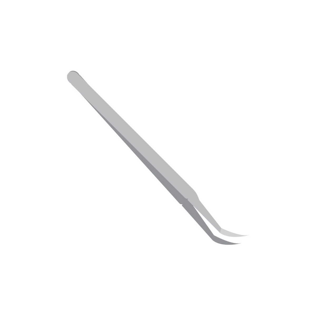 SmartGrade Pro™ - Stainless steel tweezers for mobile phone repair - Curved tip