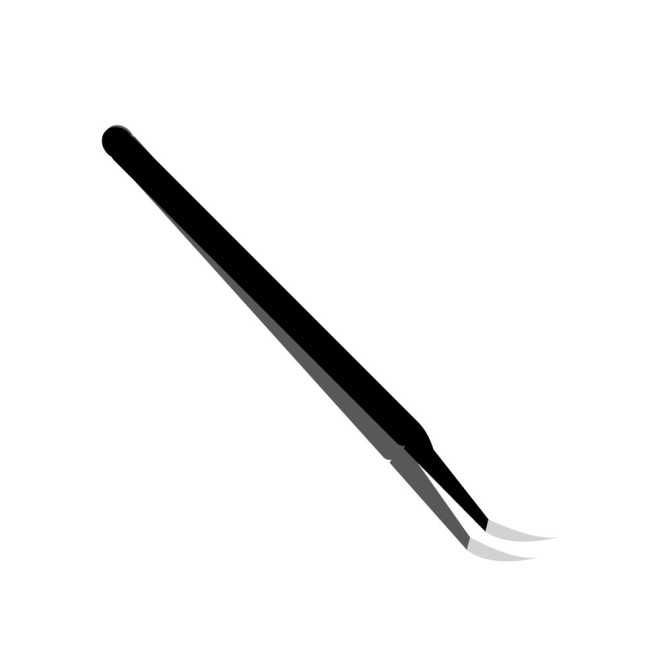 SmartGrade Pro™ - Pinzas antiestáticas de acero inoxidable para reparación de teléfonos móviles - punta curva