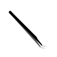 SmartGrade Pro™ - Tweezers with ceramic white head for mobile phone repair - curved tip