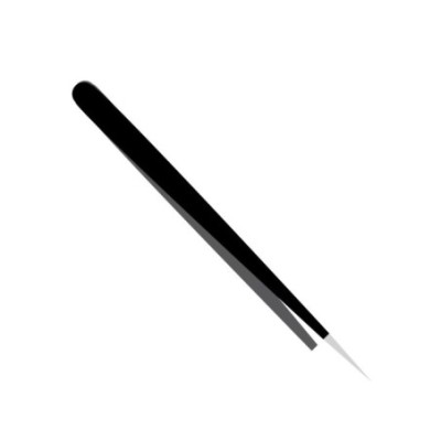 SmartGrade Pro™ - Pince à épiler avec tête blanche en céramique pour la réparation des téléphones portables - pointe droite