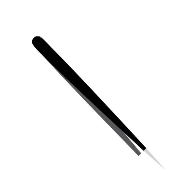 SmartGrade Pro™ - Pinzas con cabezal cerámico blanco para reparación de teléfonos móviles - punta recta