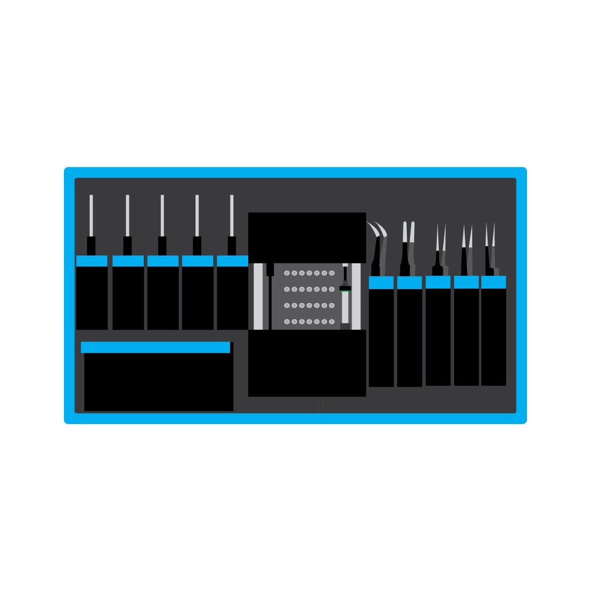 SmartGrade Pro™ - Dissassembly kit for mobile device repair - 74 piece set