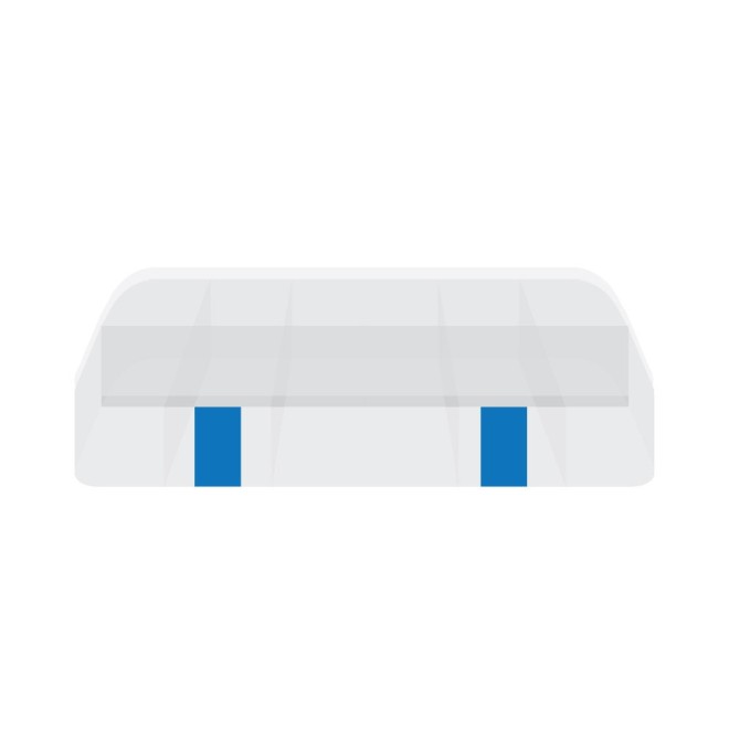 SmartGrade Pro™ - Caixa de arrumação transparente multiusos para peças e componentes pequenos - 18,3 x 9,3 x 3,4cm