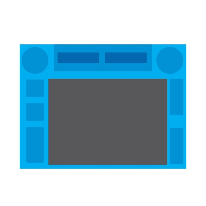 SmartGrade Pro™ - Plataforma de reparación antiestática de aleación de aluminio resistente al calor para la reparación de teléfonos móviles con soporte para microscopio