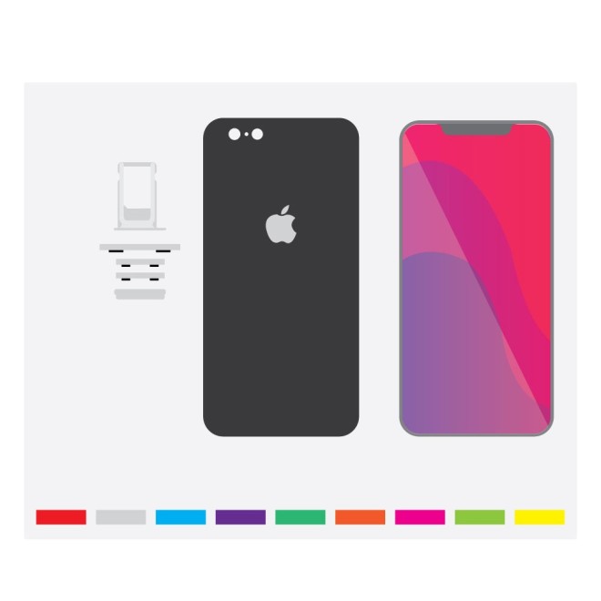 SmartGrade Pro™ - Tapete magnético de organização de parafusos para iPhone X