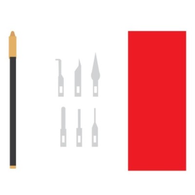 SmartGrade Pro™ - Juego de mangos y cuchillas para la reparación de placas base BGA / placas lógicas - Juego de 9 piezas