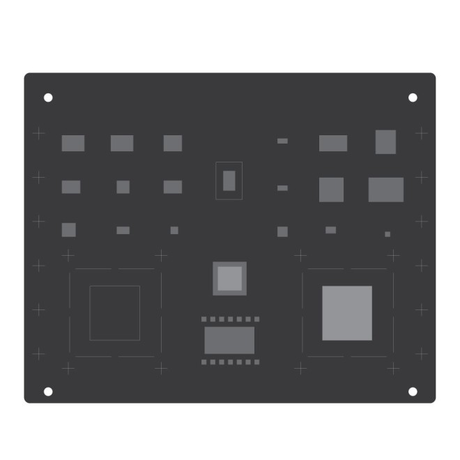 SmartGrade Pro™ - Estêncil BGA Reball tipo I para iPhone XR