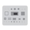 SmartGrade Pro™ - AMAOE Reball plantilla para MacBook A2159 Red IC