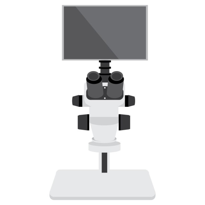 SmartGrade Pro™ - Microscopio óptico de tipo II - Pantalla incluida
