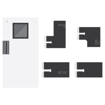 SmartGrade Pro™ - Dispositivo de teste funcional inteligente multiusos de Tipo II para ecrã e digitalizador / teste tátil para iPhone 6 - 12 Pro Max com conjunto completo de cabos