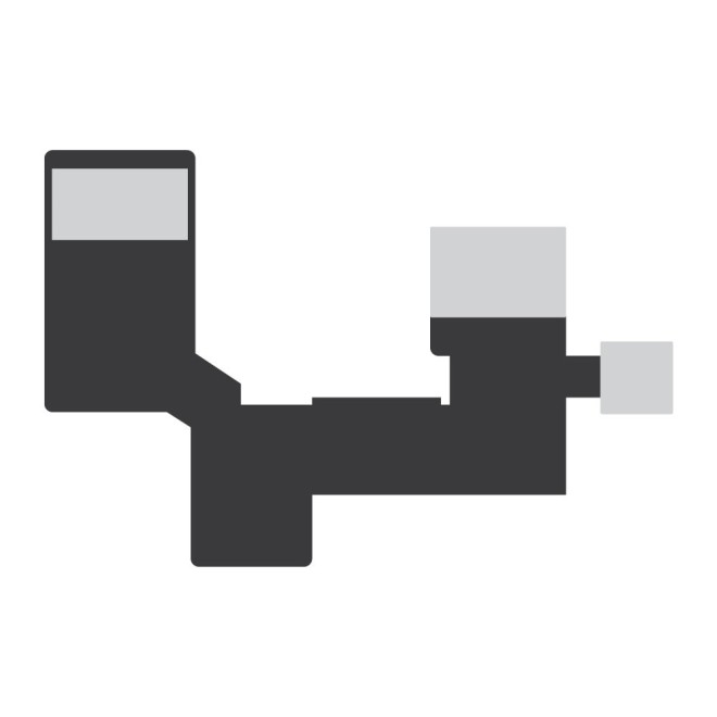 SmartGrade Pro™ - Cabo flexível para projetor de pontos Tipo II para iPhone XR