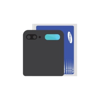 SmartGrade Pro™ - Samsung Pack Ecrã exterior incl. tampa para Z Flip 5G (SM-F707) - Mystic Bronze (Bateria não incluída)