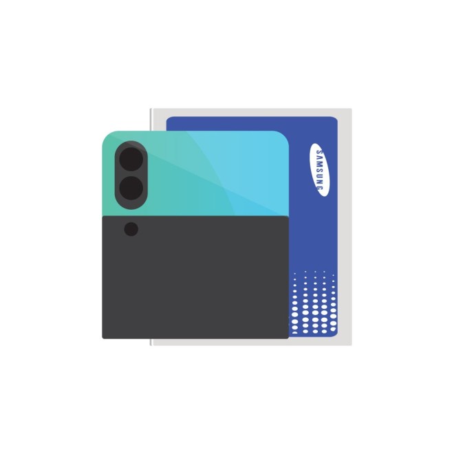 SmartGrade Pro™ - Samsung Pack Écran extérieur avec housse pour Z Flip 3 5G (SM-F711) - Vert (Batterie non incluse)