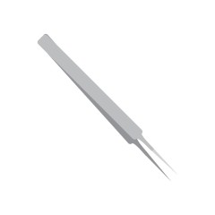 Stainless steel tweezers for mobile phone repair - Fine straight tip