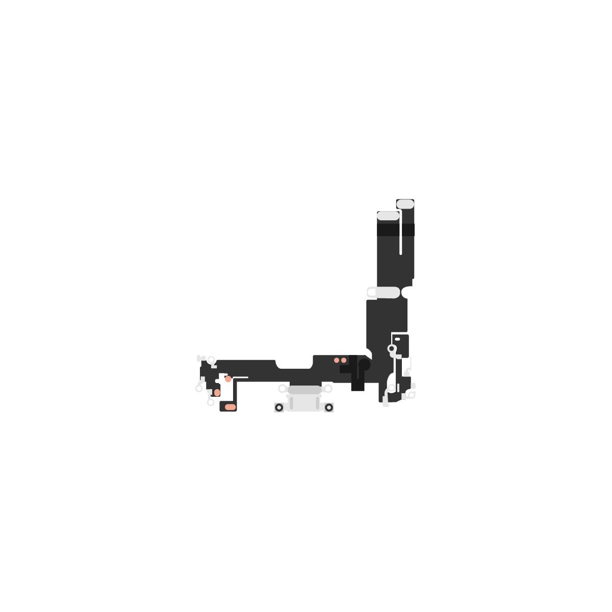 SmartGrade Pro™ - Power switch and volume flex cable with metal plate for iPhone 13 Pro