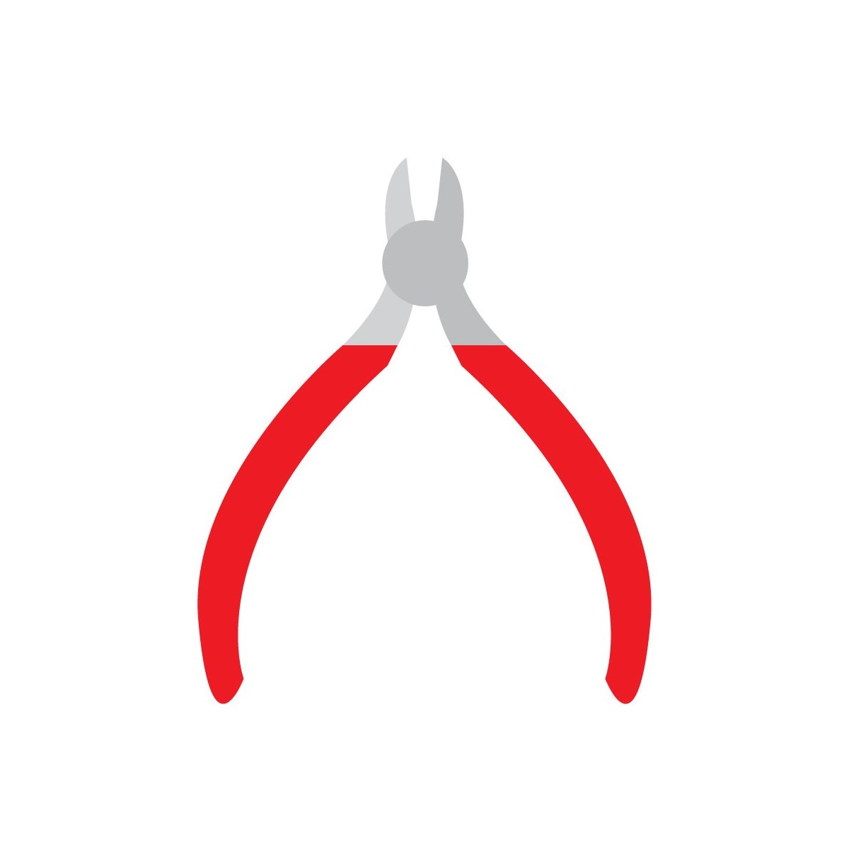 Spring loaded cutting pliers- nippers for mobile phone repair - 108mm stainless steel jaw