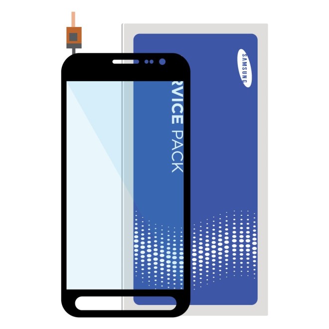 SmartGrade Pro™ - Service Pack pantalla táctil para Samsung Galaxy Xcover 4 (SM-G390) - Negro