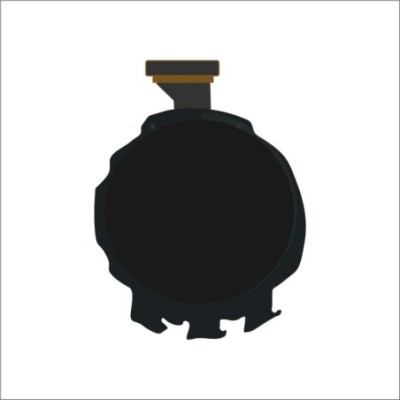 SmartGrade Pro™ - Pantalla Service Pack para Samsung Watch Active2 - 40mm (SM-R830) - Negro / Plata / Oro