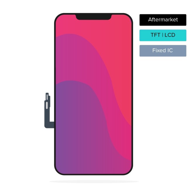 SmartGrade Pro™ - TFT / LCD display  for iPhone 12, iPhone 12 Pro - Aftermarket (Fixed IC)