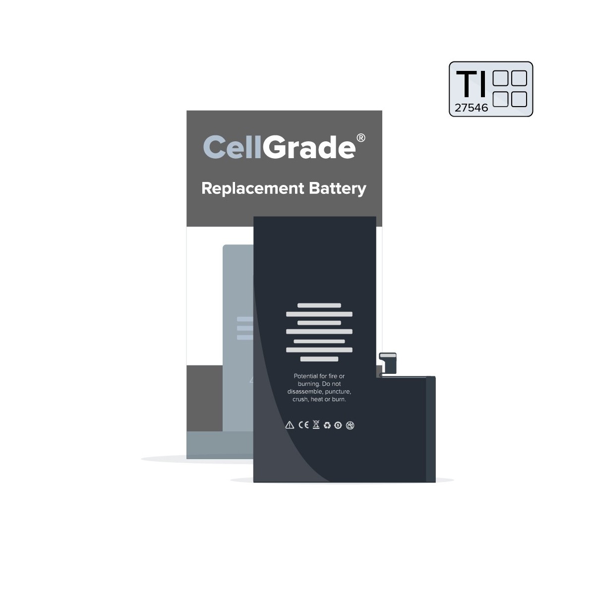 SmartGrade Pro™ - Battery for iPhone 14 Pro (Texas Instruments (TI) 27546)