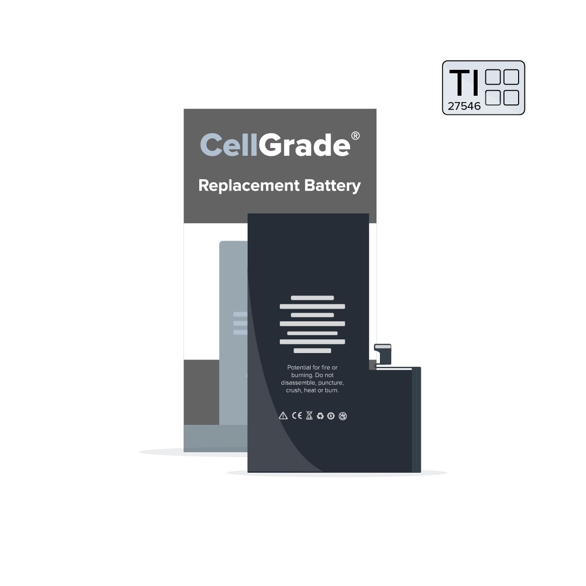 SmartGrade Pro™ - Battery for iPhone 13 Pro (Texas Instruments (TI) 27546)