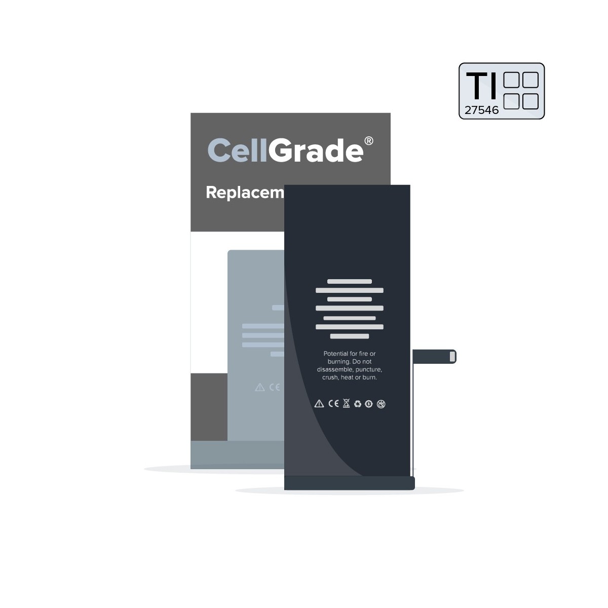 SmartGrade Pro™ - Battery for iPhone 8 (Texas Instruments (TI) 27546)