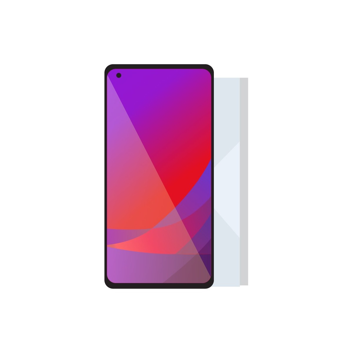 SmartGrade Pro™ - Complete display with frame for Realme X50 Pro 5G - Black