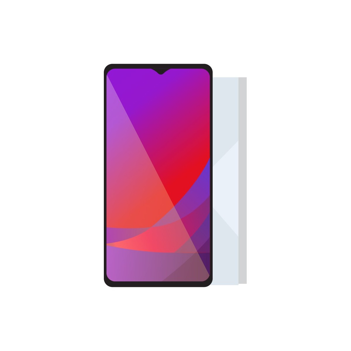 SmartGrade Pro™ - Complete display with frame for Oppo K11 / Oppo K12 / Oppo F25 Pro / Oppo Reno11 F - Black