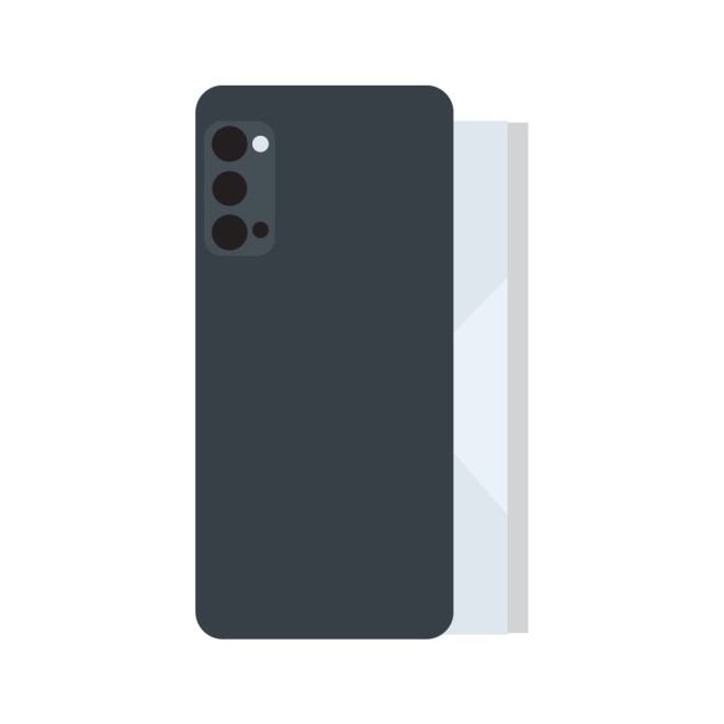 SmartGrade Pro™ - Back cover for Oppo Find X3 Neo / Oppo Reno5 Pro - Black