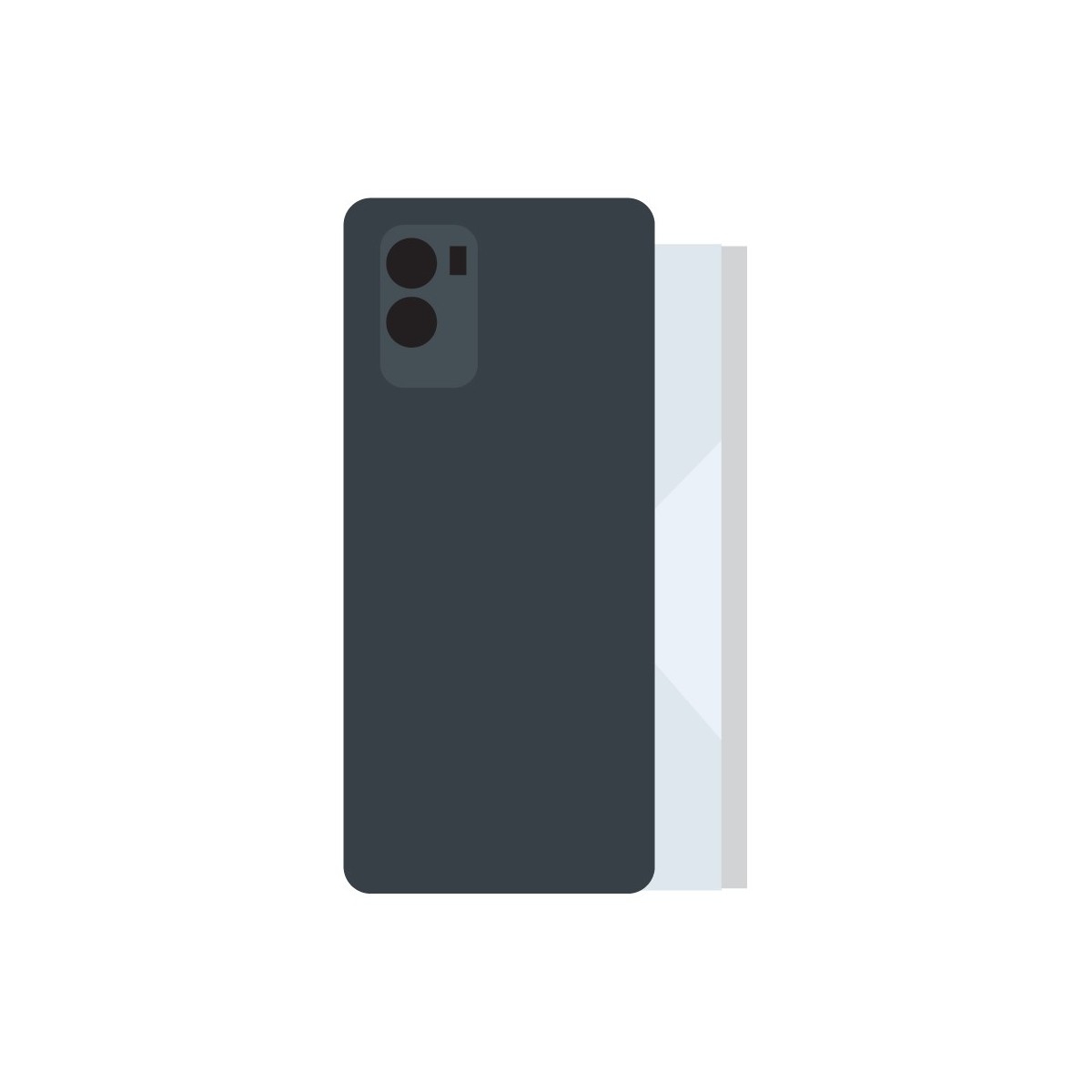 SmartGrade Pro™ - Back cover for Oppo Find X3 Lite / Oppo Reno5 - Galactic Silver