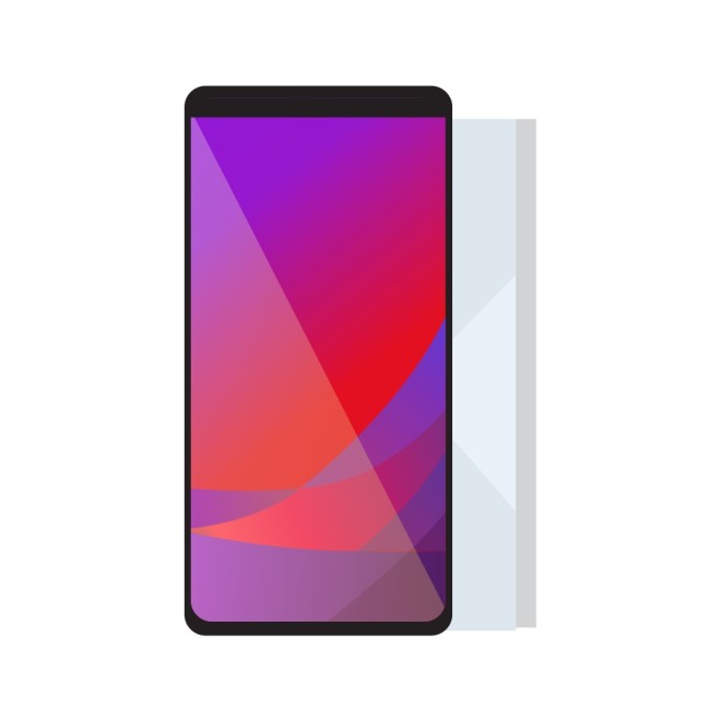 SmartGrade Pro™ - Pantalla completa con marco para Oppo A37 - Blanco
