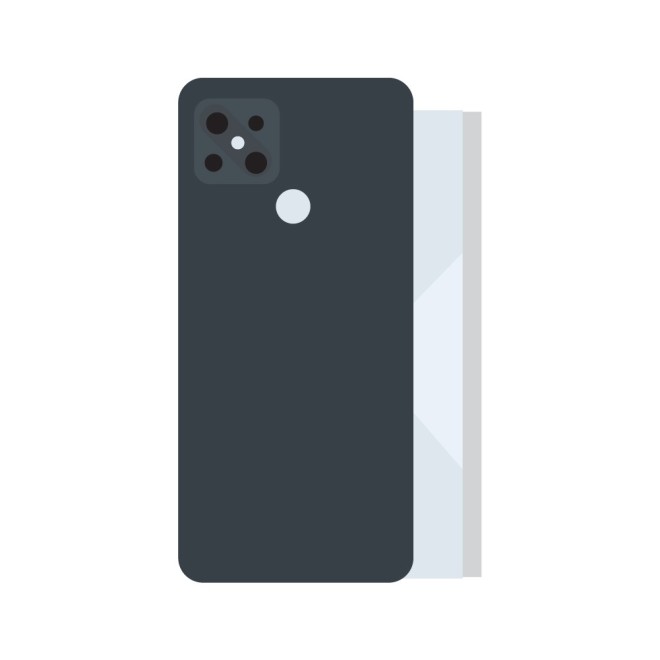 SmartGrade Pro™ - Coque arrière pour Oppo A15 / Oppo A15s - Bleu