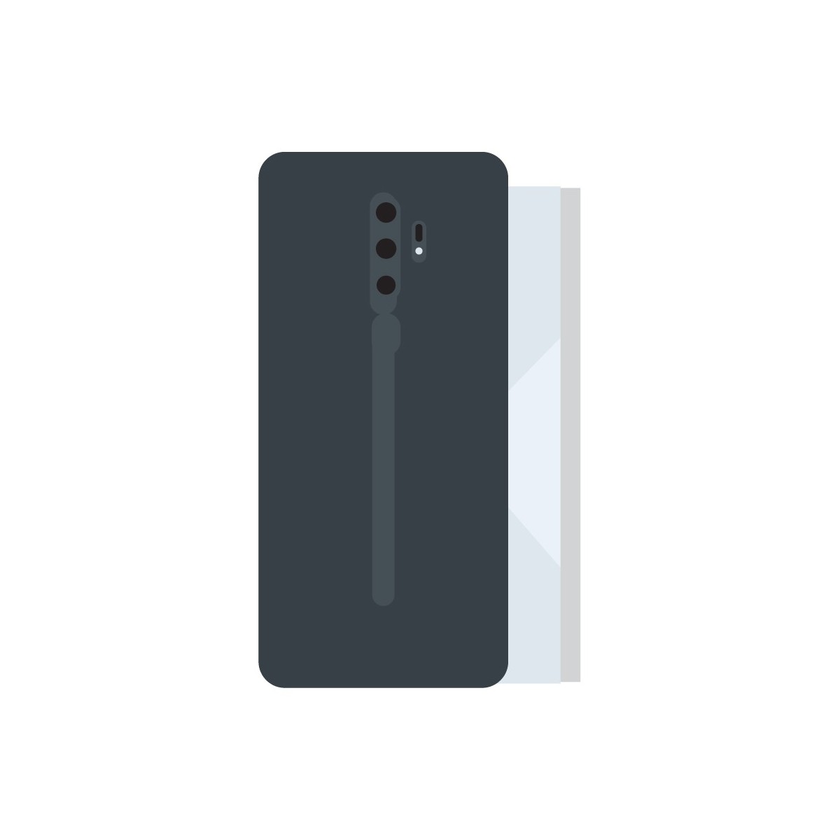 SmartGrade Pro™ - Back cover for OnePlus 8 Pro - Blue