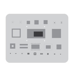 AMAOE Reball stencil for MacBook A2159 Network IC