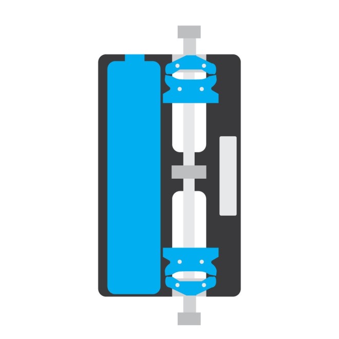 Double bearing integrated motherboard - logic board jig