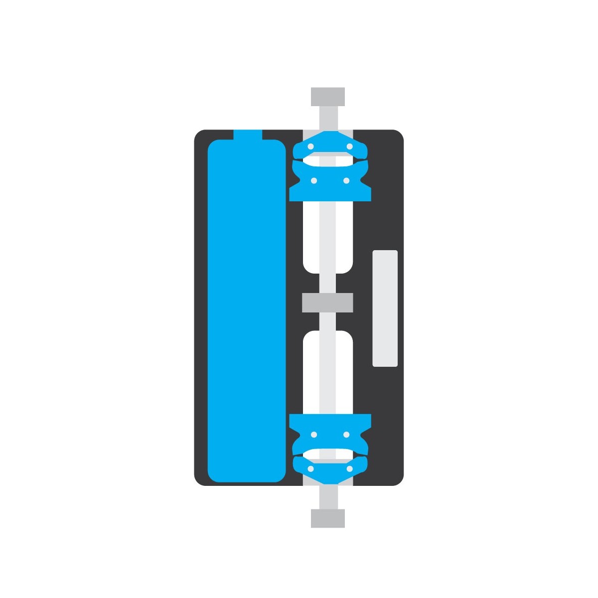 Double bearing integrated motherboard - logic board jig