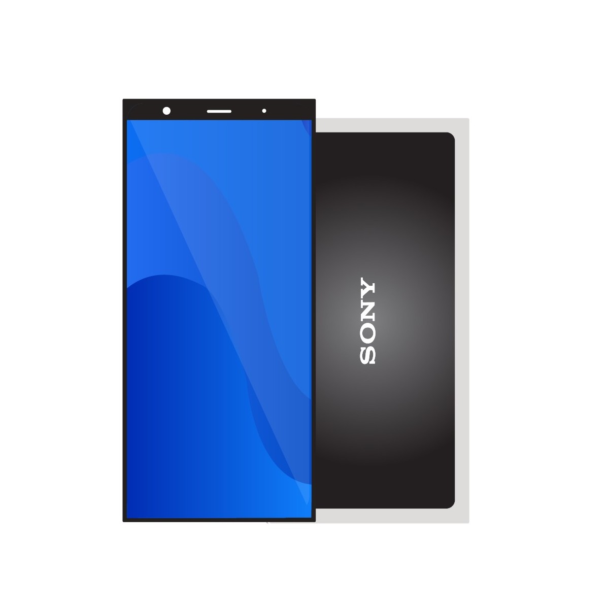 SmartGrade Pro™ - Complete display with frame for Sony Xperia 10 Plus